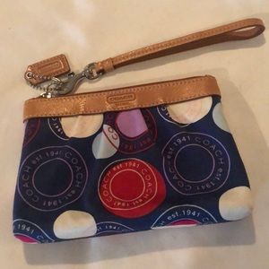Small Coach wristlet